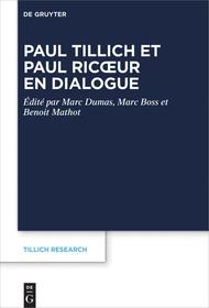 Couverture de l'ouvrage Paul Tillich et Paul Ricœur en dialogue